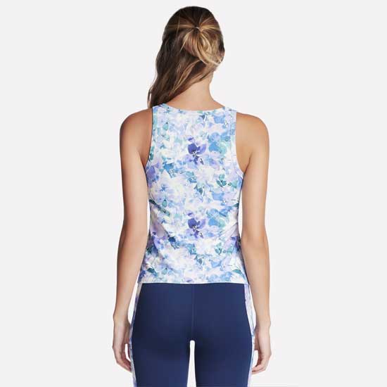 Sporty Skechers Go Walk Floral Tank with Flexible Fit