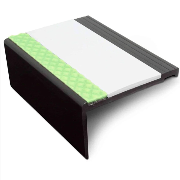 Hard Node PVC 67.5mm × 39mm Heavy Duty Commercial Stair Nosing