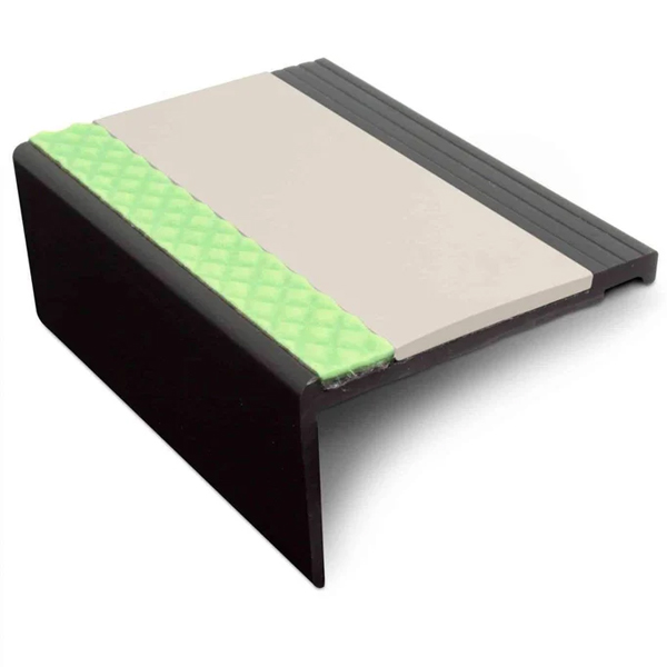 Hard Node PVC 67.5mm × 39mm Heavy Duty Commercial Stair Nosing