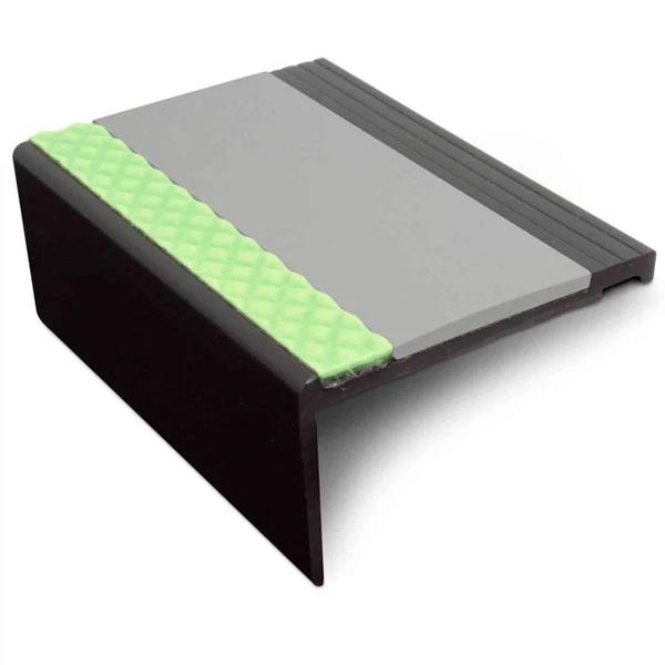 Hard Node PVC 67.5mm × 39mm Heavy Duty Commercial Stair Nosing