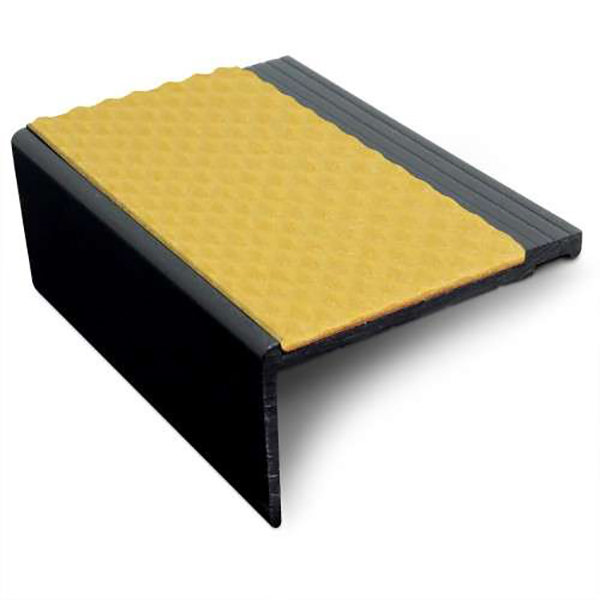 Hard Node PVC Stair Nosing 60.4 x 32mm Heavy Duty Non Slip
