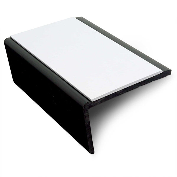 Hard Nose PVC Non Slip Stair Nosing 56 x 32.5mm Slimline
