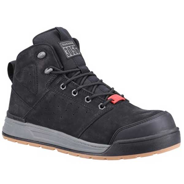 Hard Yakka Leather 3056 Side Zip and Lace  Up Boots