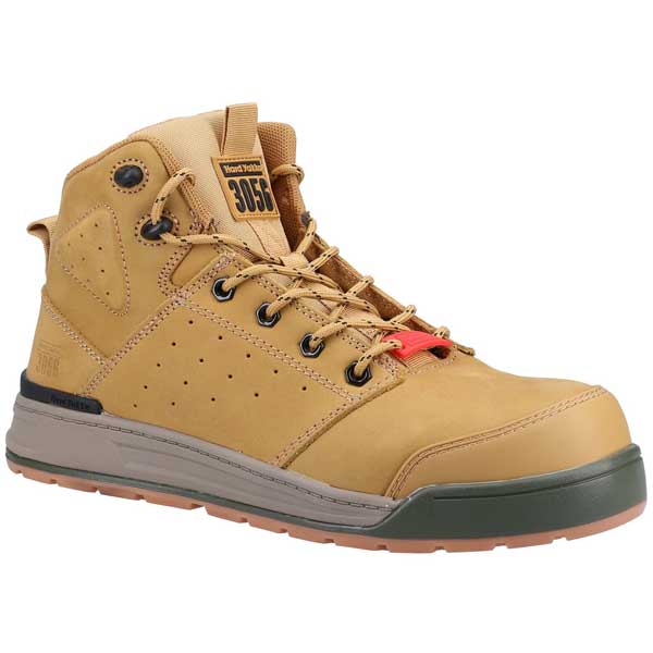 Hard Yakka Leather 3056 Side Zip and Lace  Up Boots