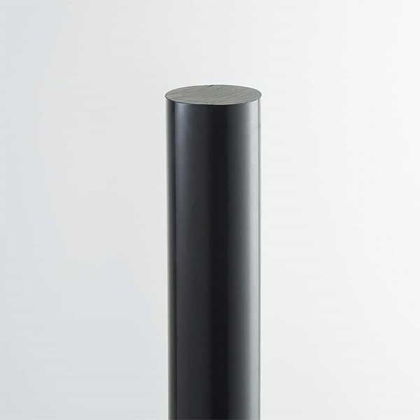 HDPE Plastic Rod Black 12mm Dia