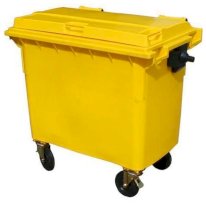 Heavy-Duty 1100L Wheelie Bin & Accessories