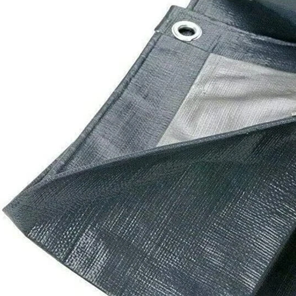 Heavy Duty 200GSM Reinforced Waterproof Tarpaulin Cover + 10 Bungee Balls