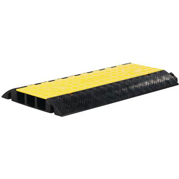 Heavy-Duty 3 Channel Cable Protector with Secure Outdoor Covers