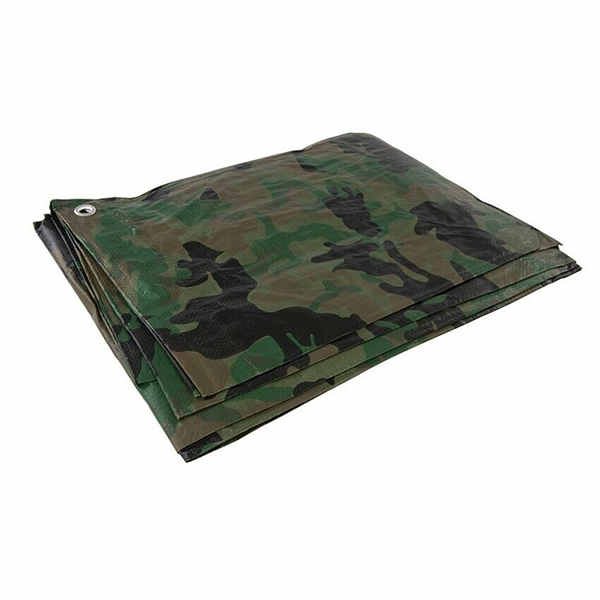 Heavy-Duty 90 GSM Camouflage Tarpaulin – Waterproof Outdoor Cover
