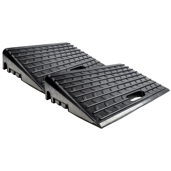 Heavy-Duty Black Kerb Ramp