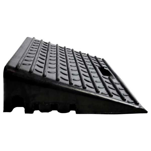 Heavy-Duty Black Kerb Ramp