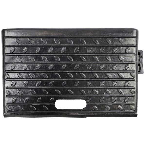 Heavy-Duty Black Kerb Ramp