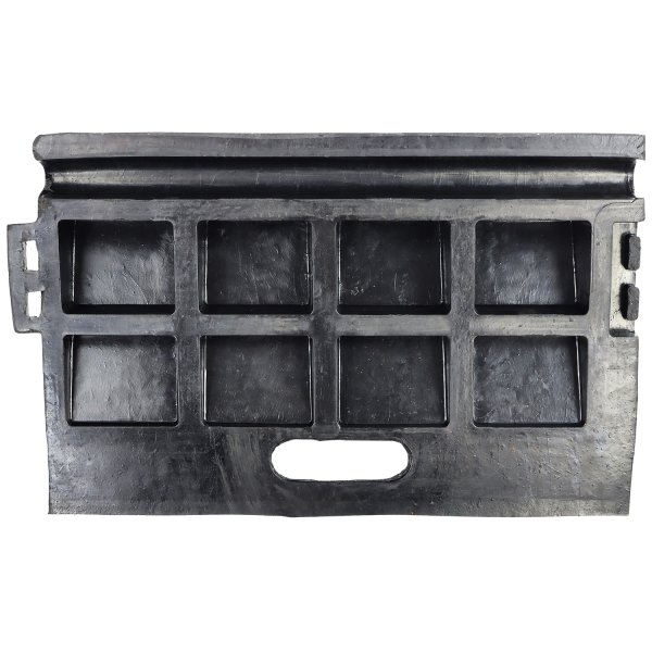 Heavy-Duty Black Kerb Ramp