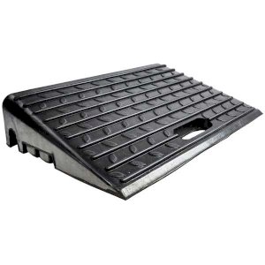 Heavy-Duty Black Kerb Ramp