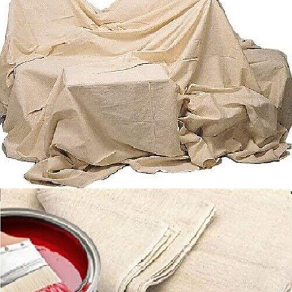 Heavy Duty Cotton Dust Sheet Twill Cover