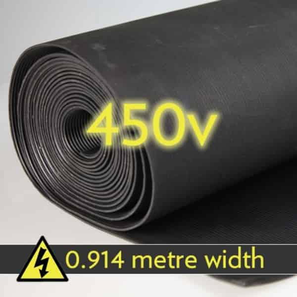 Heavy Duty Electrical Insulation Matting 6mm Thick Rubber