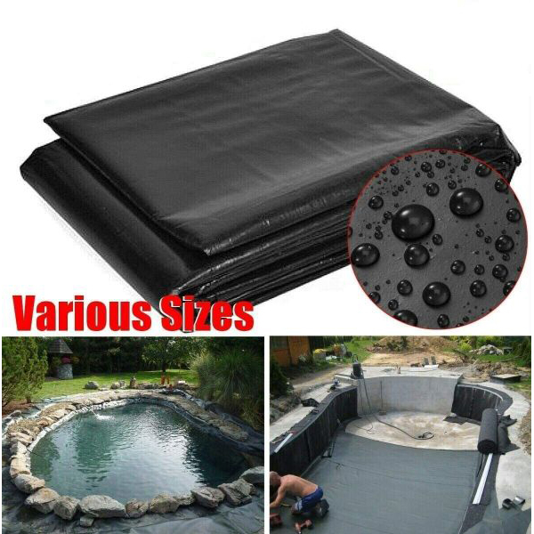 Heavy Duty Fish Pond Liners Preformed Garden Pool Membrane Reinforced Landscaping