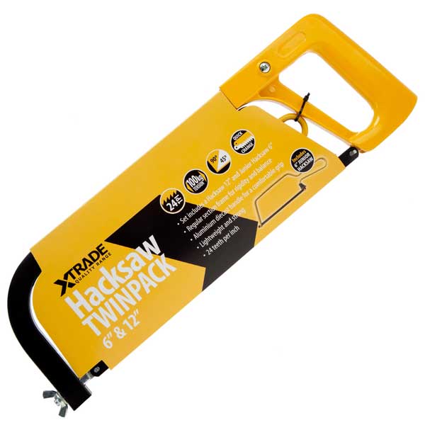 Heavy Duty Hacksaw Twinpack 150mm - 300mm