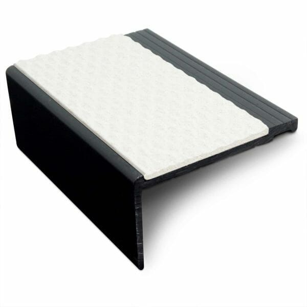 Heavy Duty Hard Node PVC Stair Nosing 60.4 x 32mm Tredsafe Non Slip