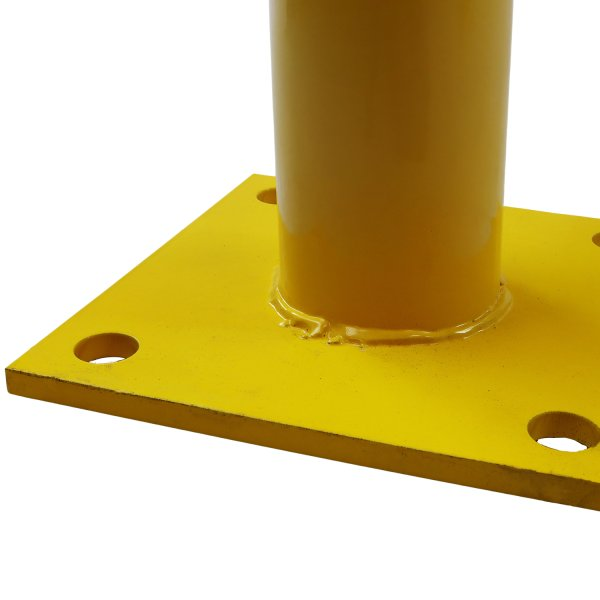Heavy Duty Hoop Safety Bolt Down Barriers - Black & Yellow