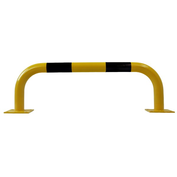 Heavy Duty Hoop Safety Bolt Down Barriers - Black & Yellow