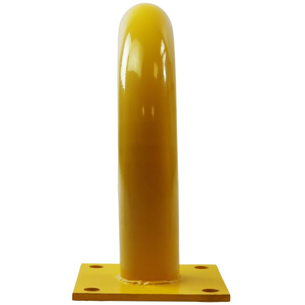 Heavy Duty Hoop Safety Bolt Down Barriers - Black & Yellow