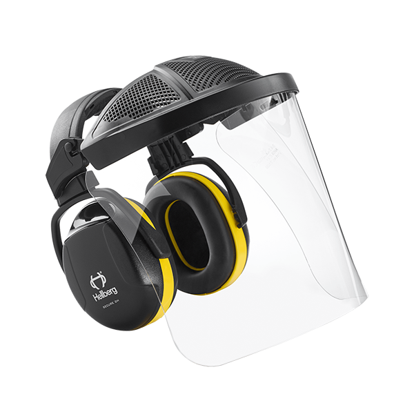 Secure 2 Hellberg Headband & Clear PC Visor
