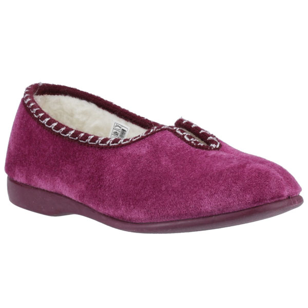 Helsinki Ladies Faux Fur Comfort Slippers