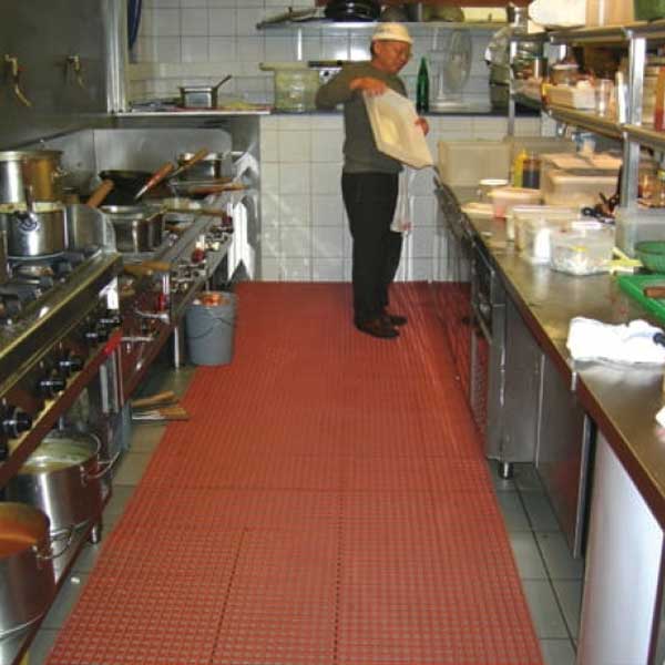 Anti-Bacterial Non Slip Mat for Food Factories & Kitchens