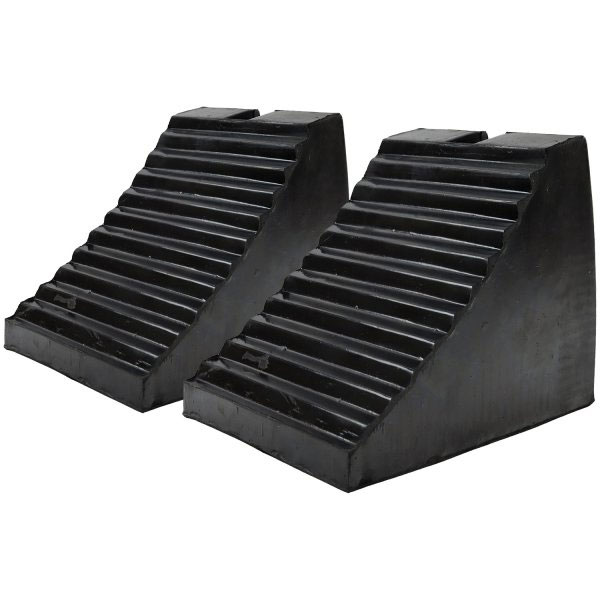 Heavy Duty HGV Solid Rubber Wheel Chock