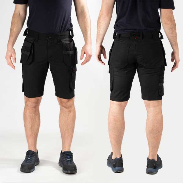 HH Oxford Construction Black Shorts