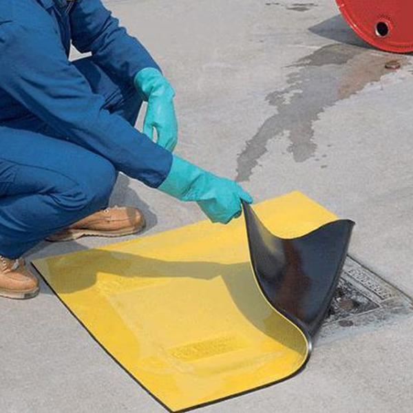 Hi Vis Yellow Drain Cover for Spill Control and Safety