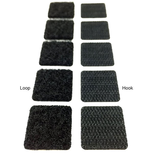 High Tack Rubber Adhesive Hook & Loop Squares – Strong Grip