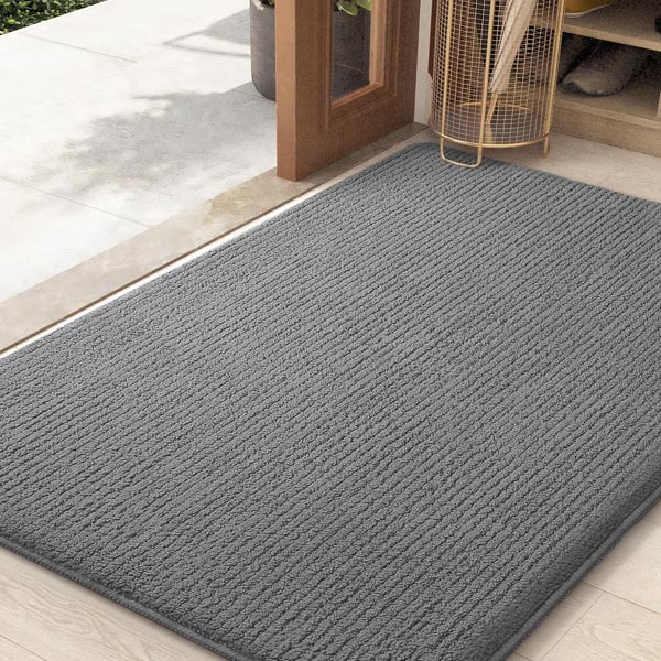 Indoor Door Mat Washable Doormat Indoor Dirt Trapper Non-slip