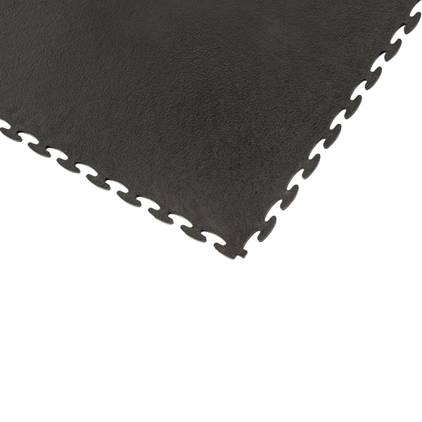 Interlocking Anti Slip Industrial Floor Mat Tuff Tile Textured 7mm Thick