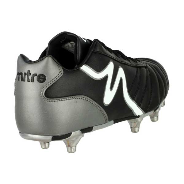 Screw-In Stud Leather Rugby Boots for Football
