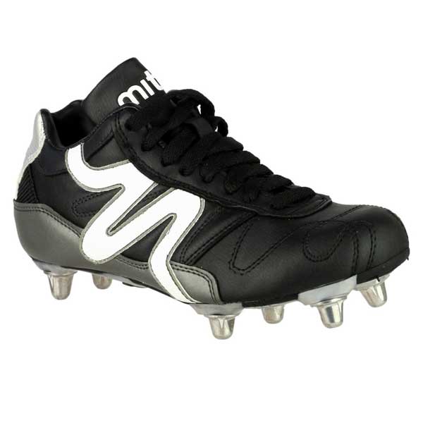 Terra Durable Leather Rugby Boots with Screw Studs