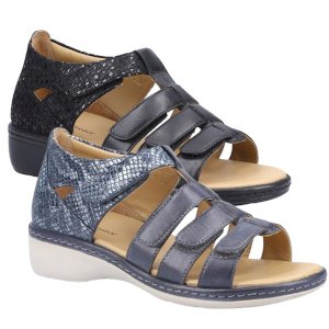 Julie Open Toe Sandal – Touch Fastening Design