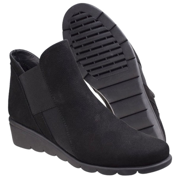 Jump Slip-On Leather Ankle Boot for Women