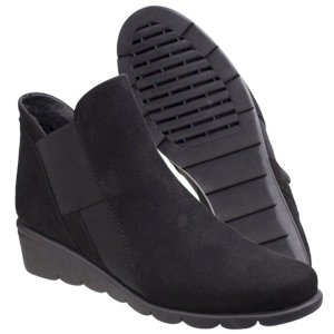 Jump Slip-On Leather Ankle Boot for Women