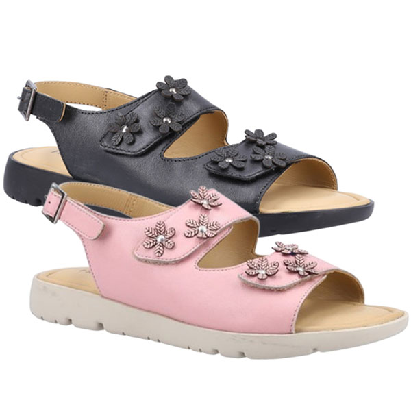 Kara Easy-Fit Open Toe Sandal with Touch Strap