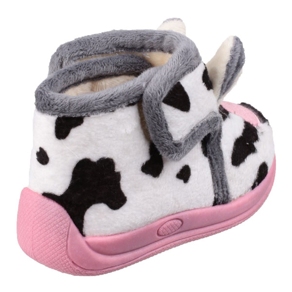 Kids' Farm Print House Slippers