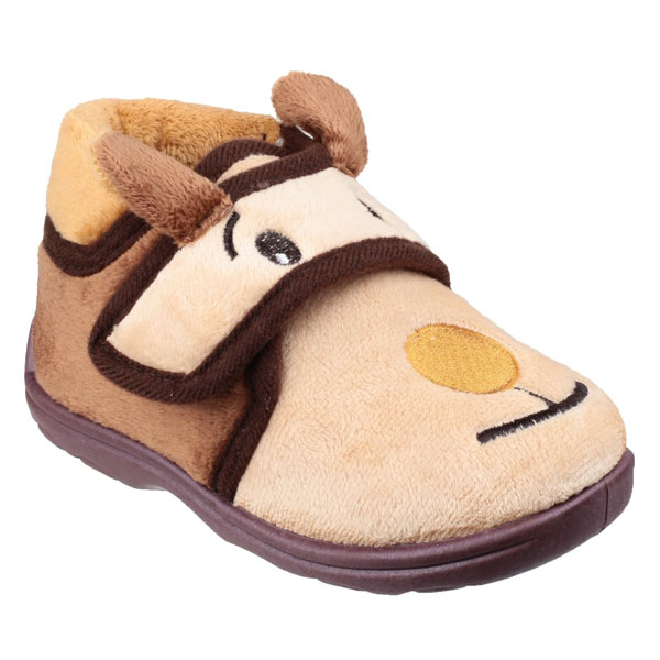 Kids' Farm Print House Slippers