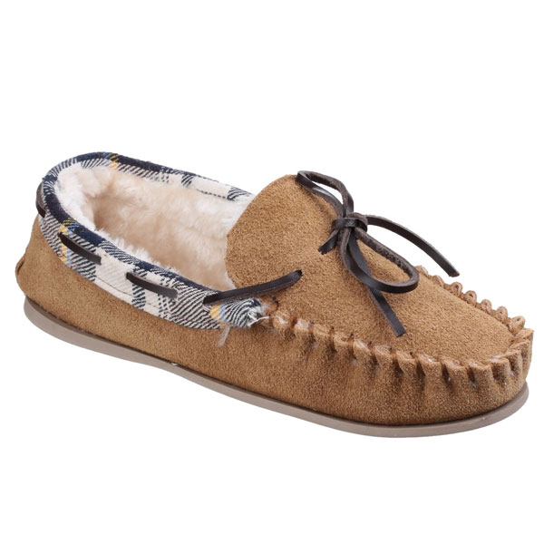 Kilkenny Suede Moccasin Comfort Slipper