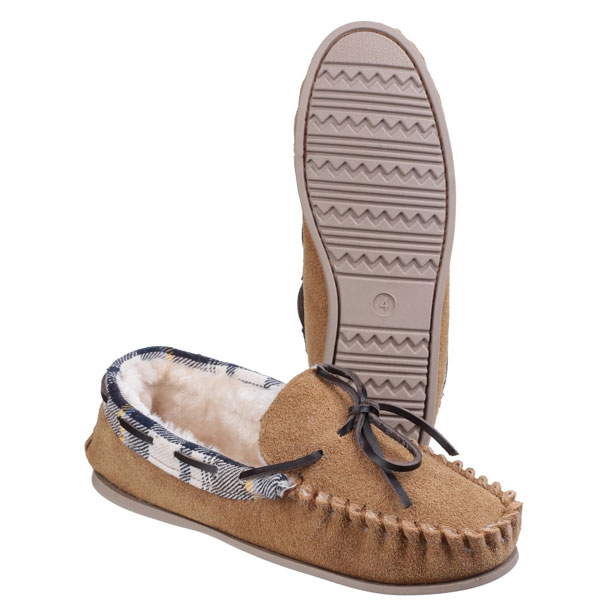 Kilkenny Suede Moccasin Comfort Slipper