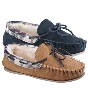 Kilkenny Suede Moccasin Comfort Slipper