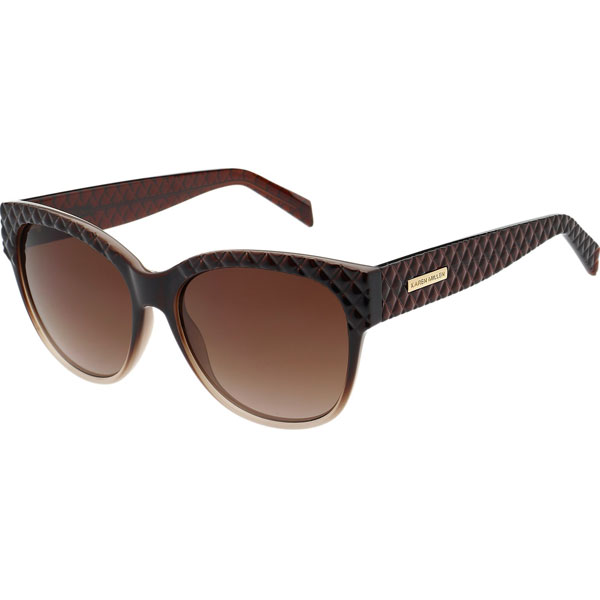 KM5058 Quilted Brown Sunglasses