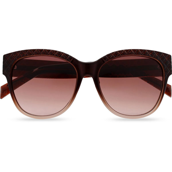 KM5058 Quilted Brown Sunglasses