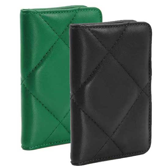 Knightsbridge Quilted Leather Card Holder