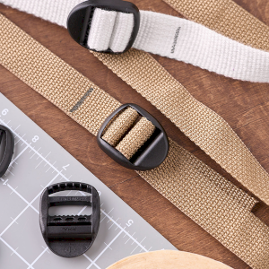Heavy-duty ladderlock buckles for webbing
